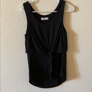 black tank top